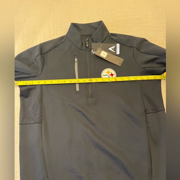New! Men's Pittsburgh Steelers Antigua Generation Quarter-Zip Jacket, sz M - Picture 10 of 13